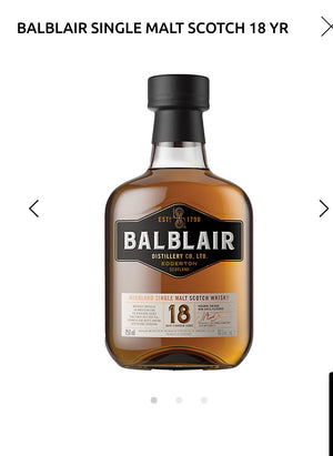 Balblair Single Malt Scotch 18 Yr 92