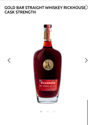 Gold Bar Straight Bourbon Whiskey Rickhouse Cask Strength 103