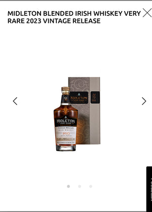 Midleton Blended Irish Whiskey Very Rare 2023 Vintage Release 80