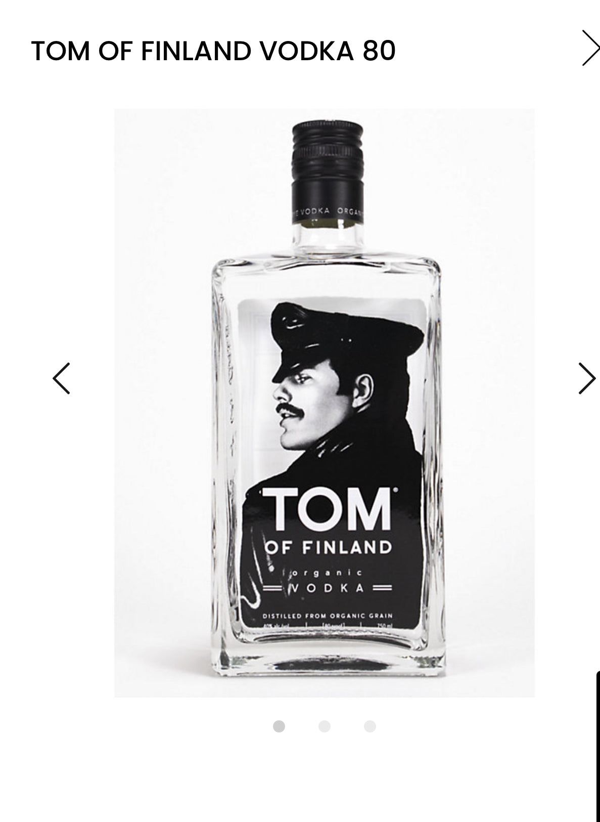 Tom Of Finland Vodka 80