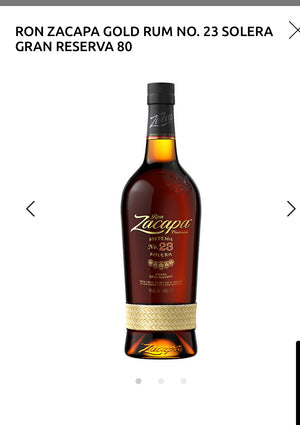 Ron Zacapa Gold Rum No. 23 Solera Gran Reserva 80 1L