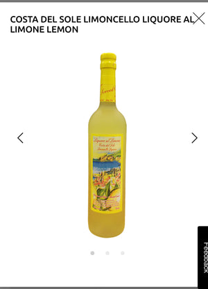 Costa Del Sole Limoncello Liquore Al