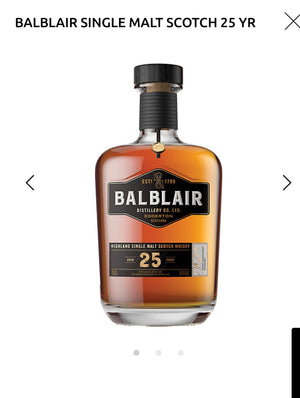 Balblair Single Malt Scotch 25 Yr 92