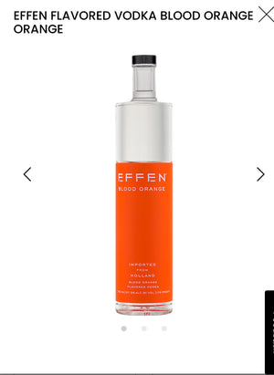 Effen Blood Orange Flavored Vodka 75