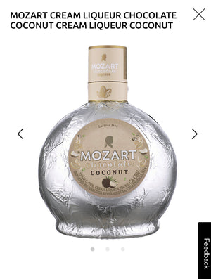 Mozart Chocolate Coconut Cream Liqueur 30