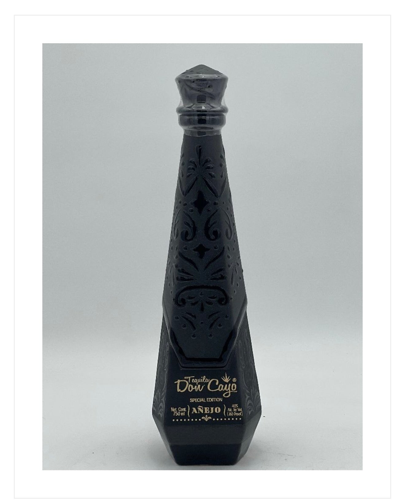 Don Cayo Anejo Ceramic Tequila Black 750 Ml