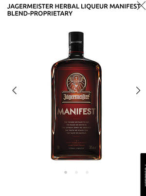 Jagermeister Herbal Liqueur Manifest 76
