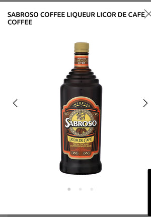 Sabroso Coffee Liqueur Licor De Cafe 48 1L