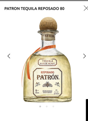 Patron Tequila Reposado 80 750ml