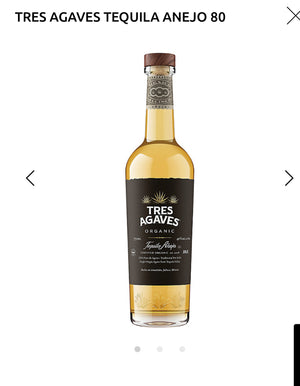 Tres Agaves Tequila Anejo 80