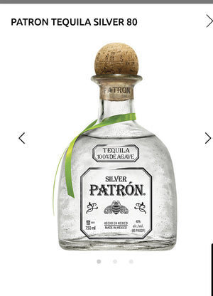 Patron Tequila Silver 80 750ml