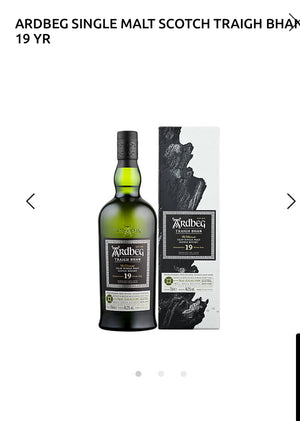 Ardbeg Single Malt Scotch Traigh Bhan 19 Yr 92.4 W/ 2024 Edition Gift Box