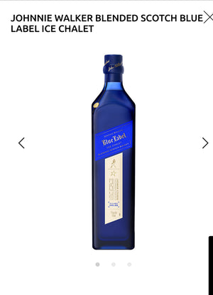 Johnnie Walker Blended Scotch Blue Label Ice Chalet 86