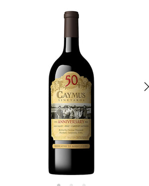 Caymus Vineyards Cabernet Sauvignon 50th Anniversary Napa Valley 2022