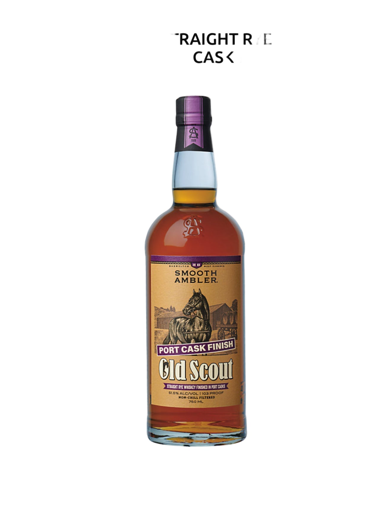 Smooth Ambler Old Scout Straight Rye Whiskey – Port Cask Finish 103 Proof