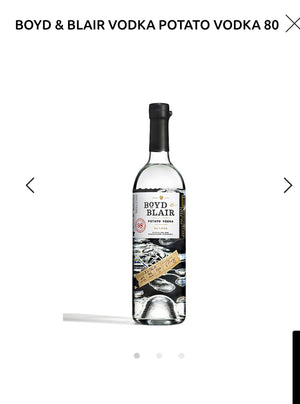 Boyd & Blair Potato Vodka 80