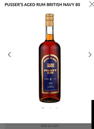 Pusser's Aged Rum British Navy 84 1L