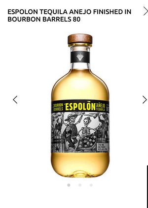Espolon Tequila Anejo Finished In Bourbon Barrels 80