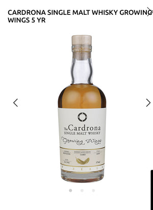 Cardrona Single Malt Whisky Growing Wings 5 Yr 127.8