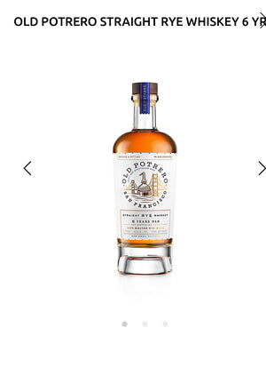Old Potrero Straight Rye Whiskey 6 Yr 97