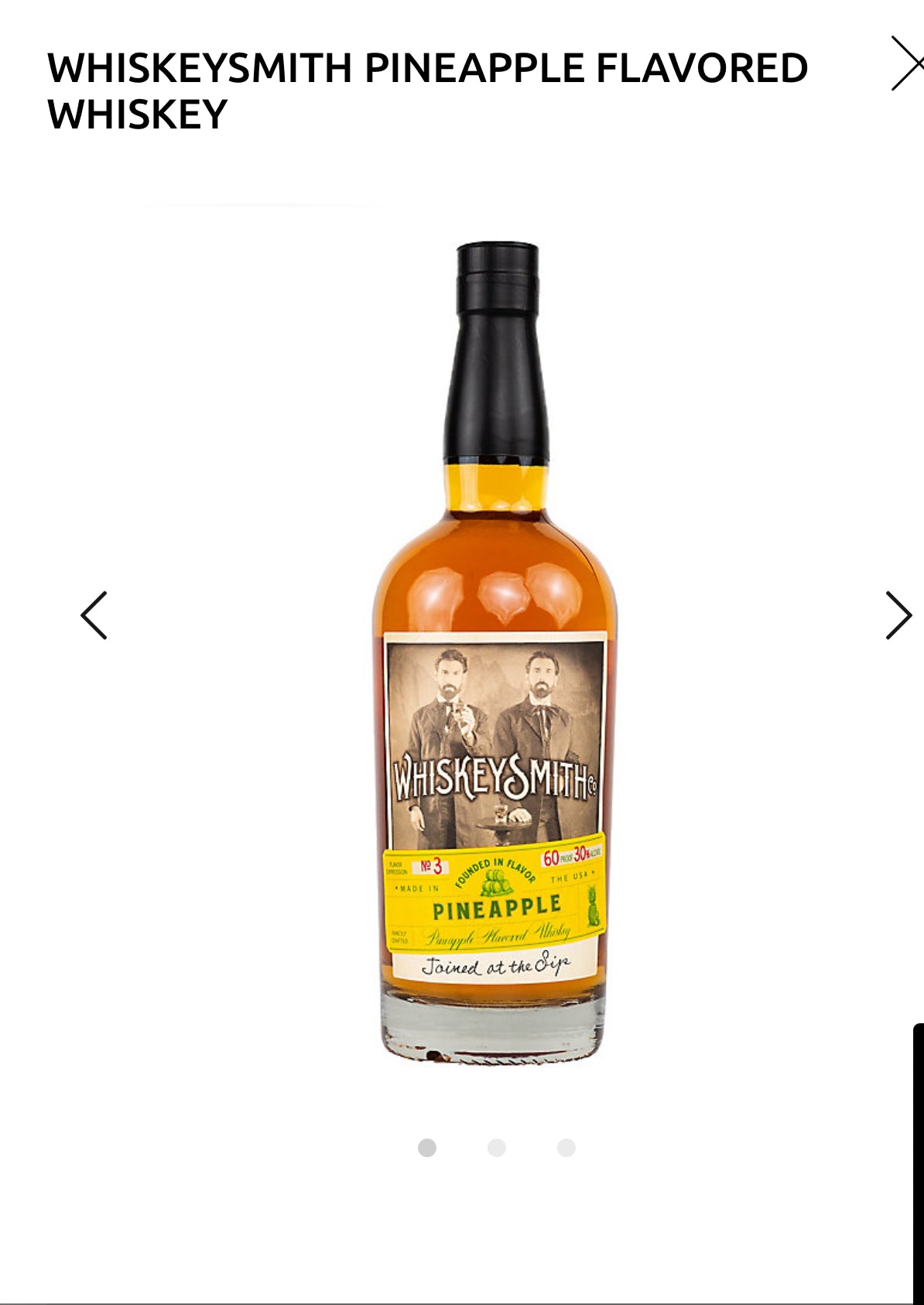 Whiskeysmith Pineapple Flavored Whiskey