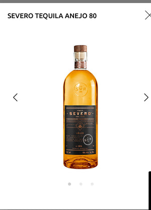 Severo Tequila Anejo 80