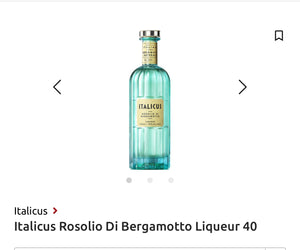 Italicus Rosolio Di Bergamotto Liqueur 40