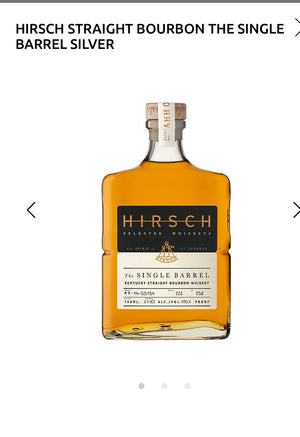 Hirsch Straight Bourbon The Single Barrel White 104