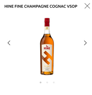 HINE FINE CHAMPAGNE COGNAC VSOP