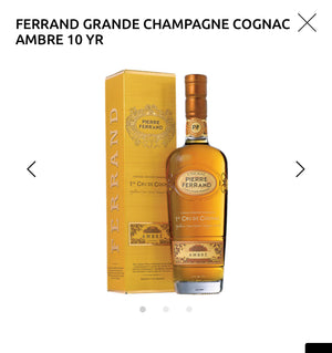 FERRAND GRANDE CHAMPAGNE COGNAC AMBRE 10 YR