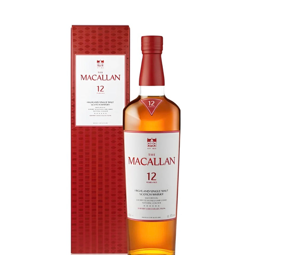 The Macallan Sherry Oak 12 Yr Single Malt Scotch Whisky 750ml