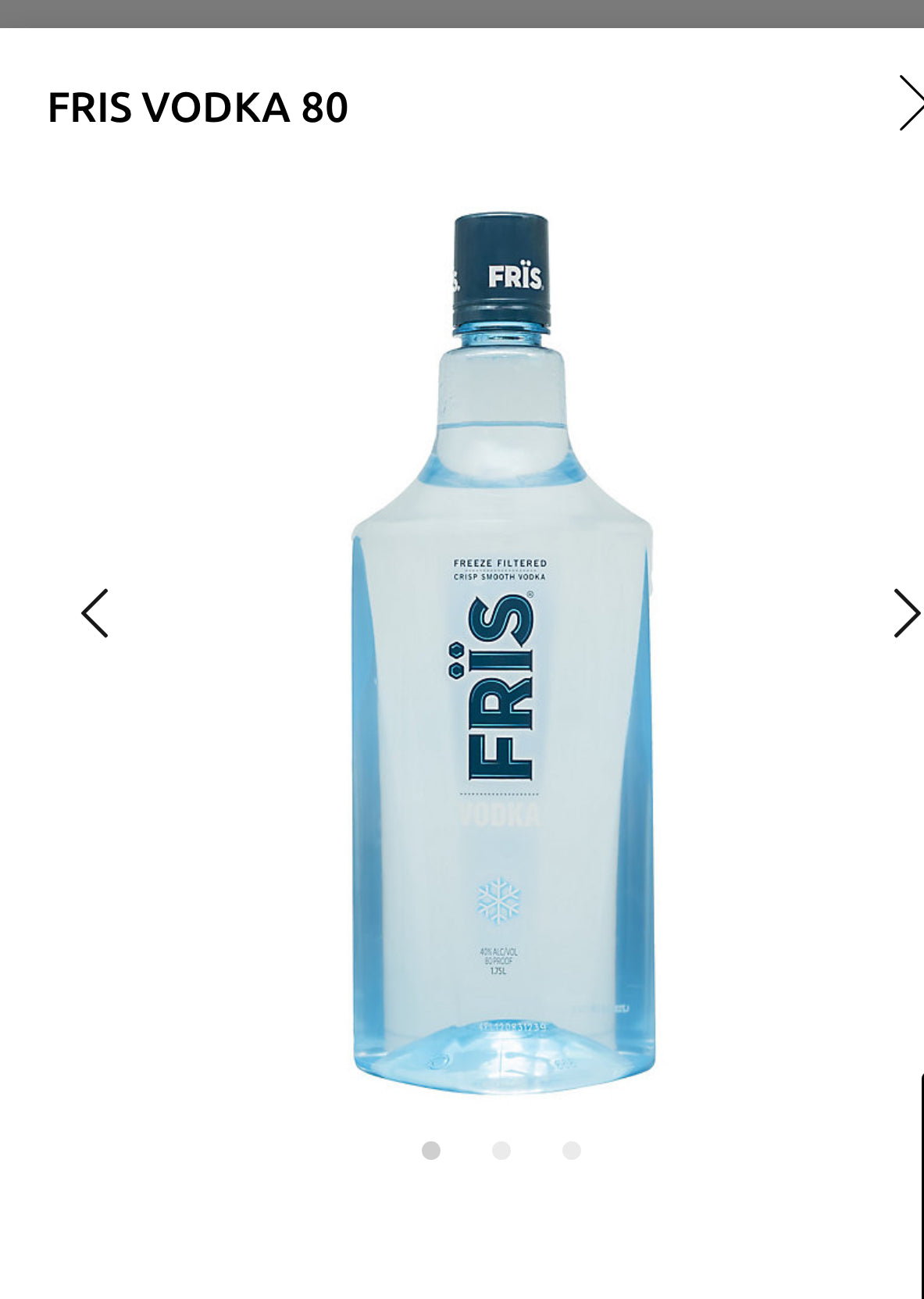 Fris Vodka 80 1.75 ml