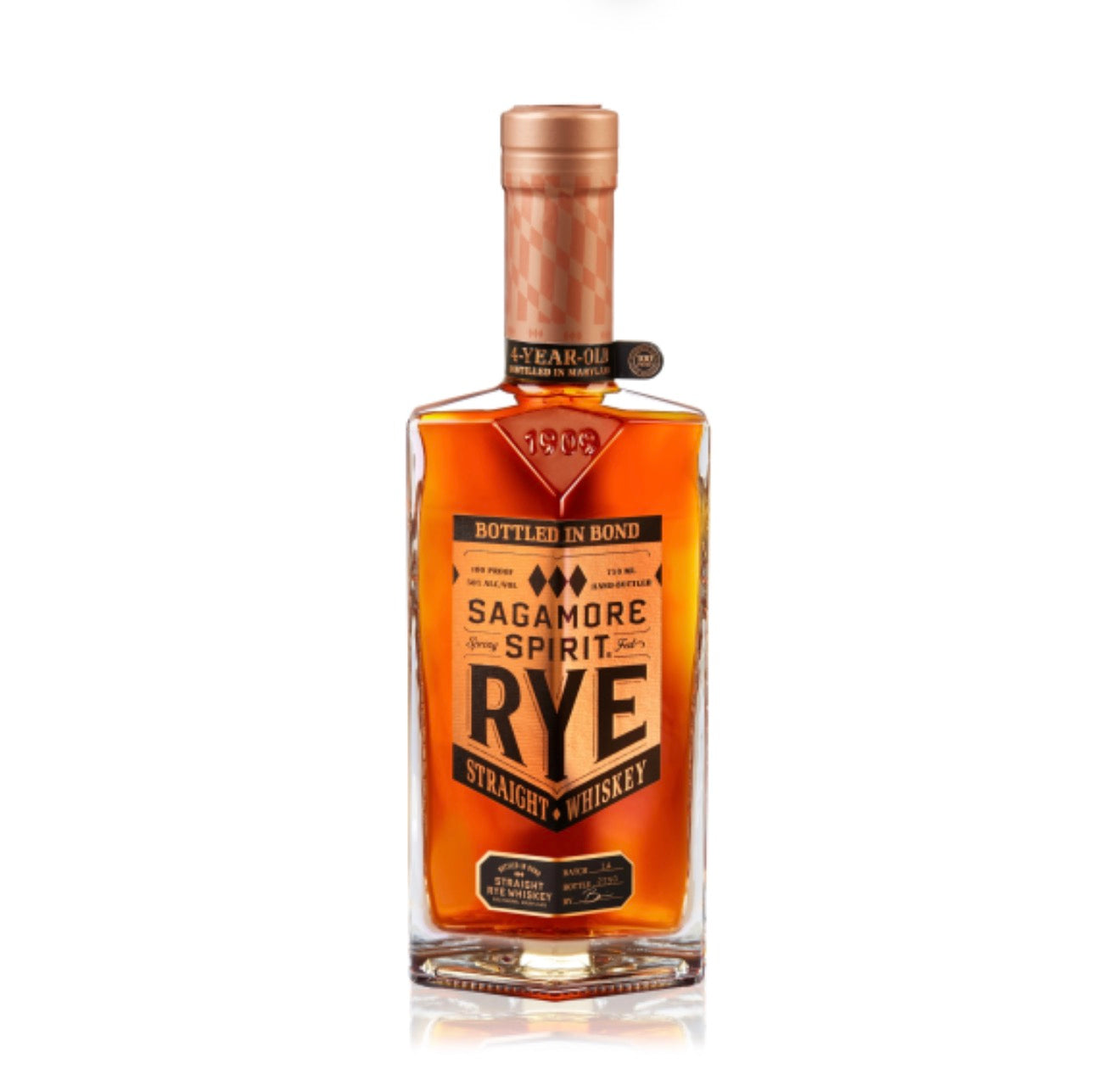Sagamore Rye Whiskey Strength Bottle Bond 6B 750ML
