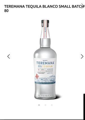 Teremana Tequila Blanco Small Batch 80 1L