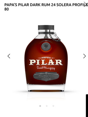 Papa's Pilar Dark Rum 24 Solera Profile 86