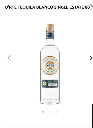 Orte Tequila Blanco Single Estate 80
