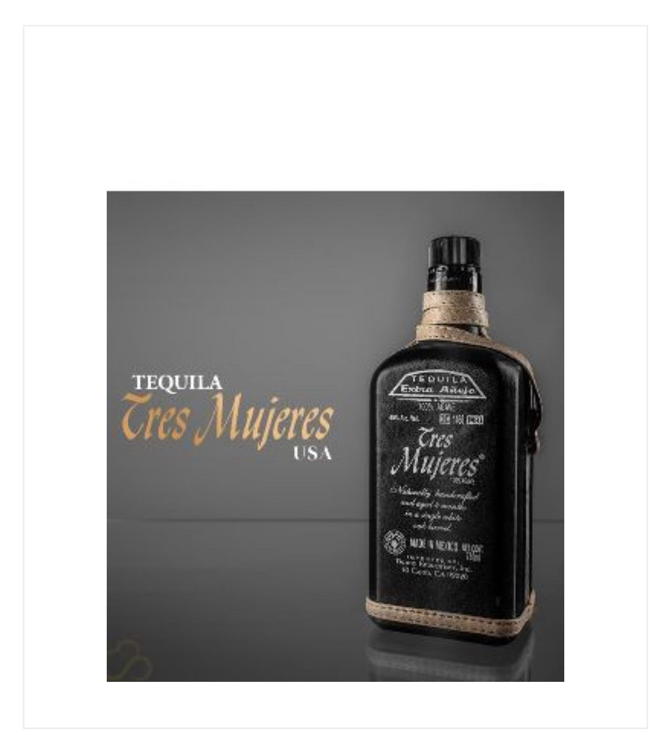 Tres Mujeres Extra Anejo Black Anfora 750ml