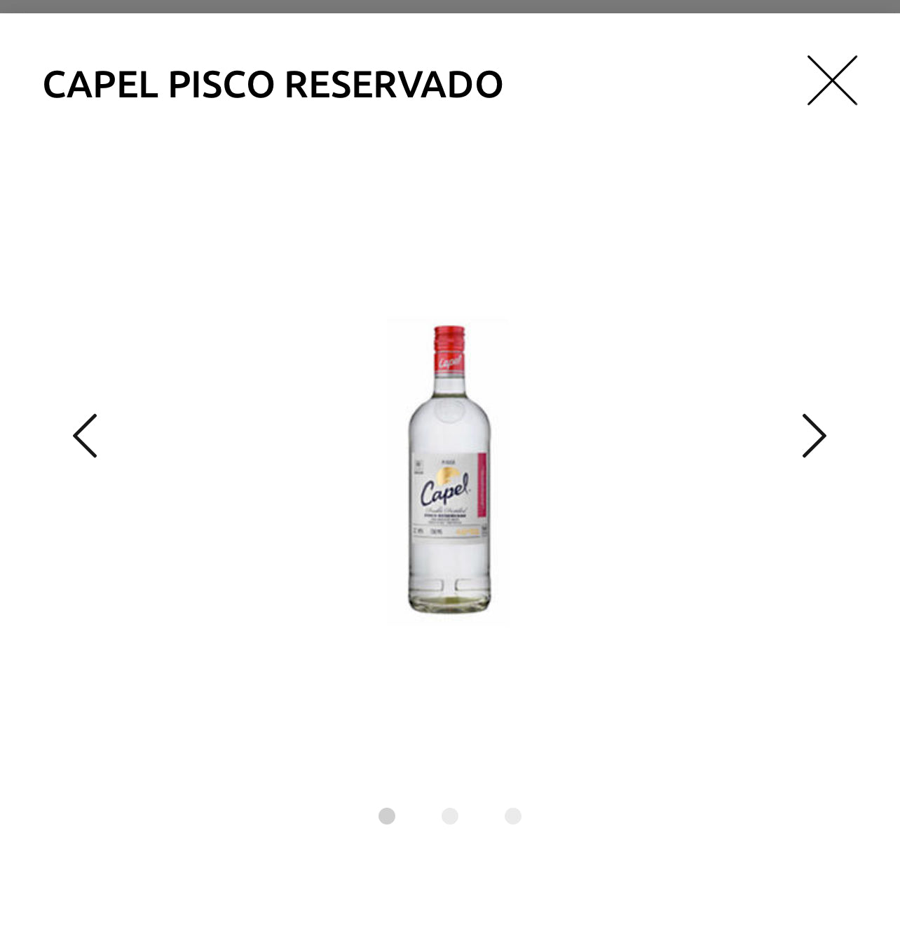 CAPEL PISCO RESERVADO