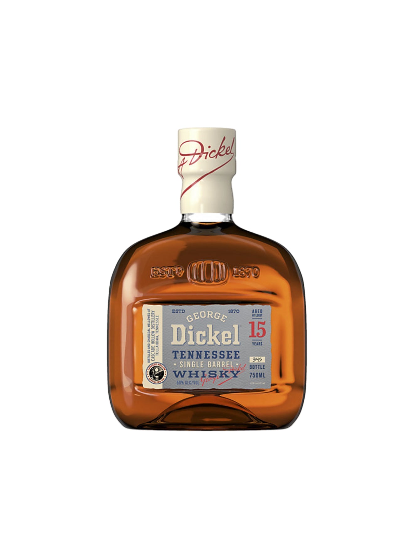 George Dickel Tennessee Whiskey Single Barrel 15 Yr 80