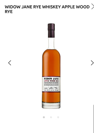 Widow Jane Rye Whiskey Apple Wood 93