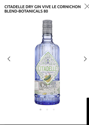 Citadelle Dry Gin Vive Le Cornichon 87.6