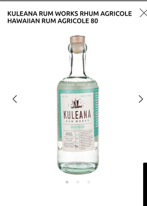 Kuleana Rum Works Rhum Agricole Hawaiian Rum Agricole 80