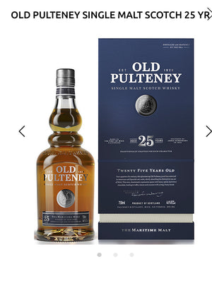 OLD PULTENEY SINGLE MALT SCOTCH 25 YR