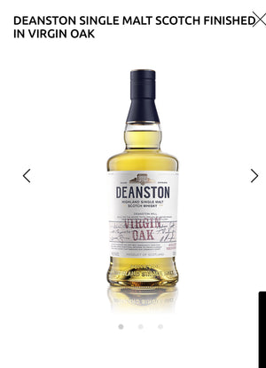 Deanston Single Malt Scotch Finished In Virgin Oak 92.6