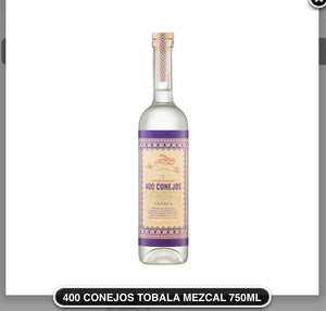 400 CONEJOS TOBALA MEZCAL 750ML