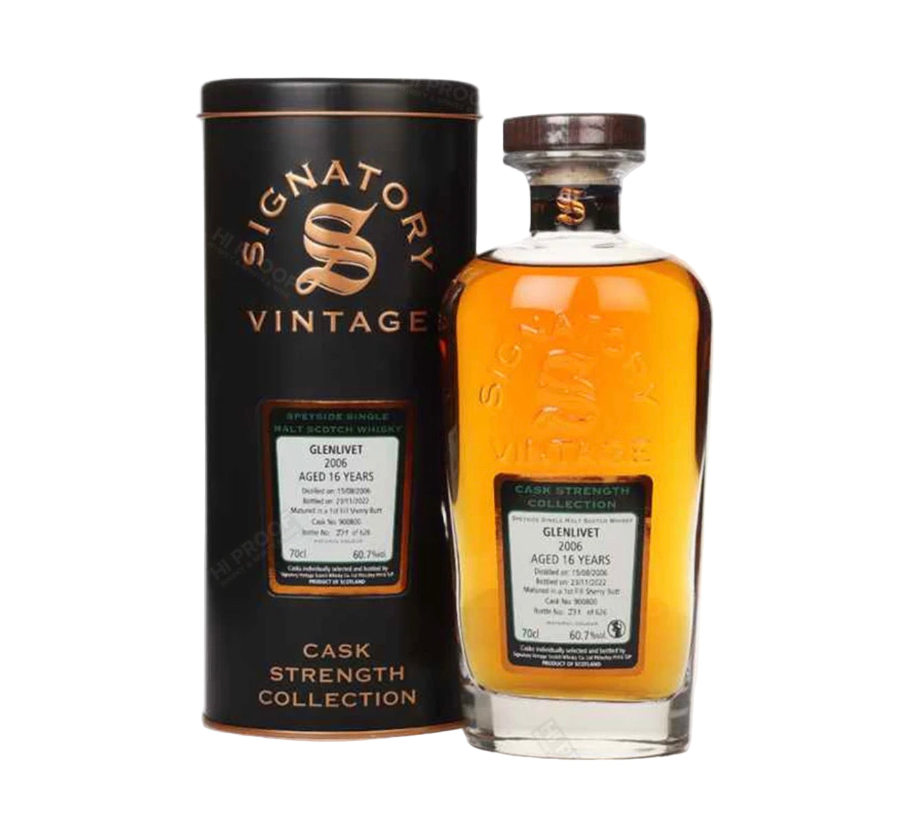 Signatory Glenlivet 16YR 120.4 6B 700ML