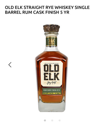 Old Elk Straight Rye Whiskey Rum Cask Finish 101