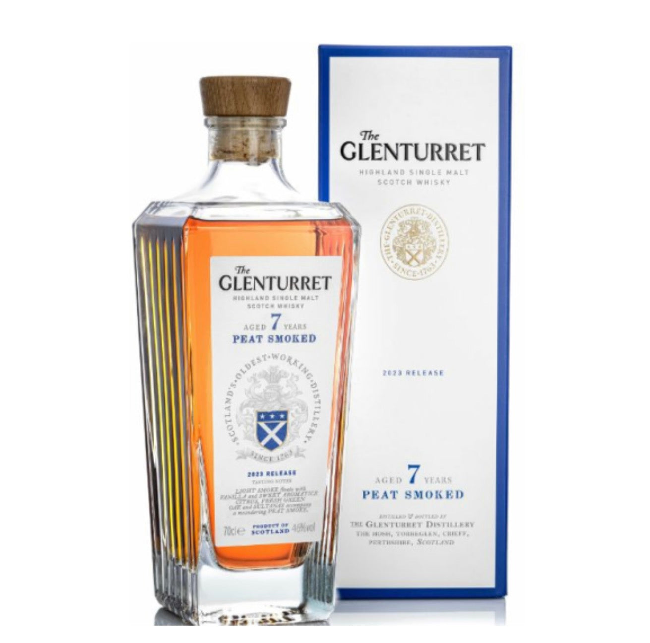 Glenturret Scotch 7YR Peat 23 750ML