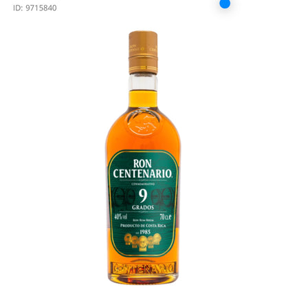 Ron Centenario Rum 9YR 750ML