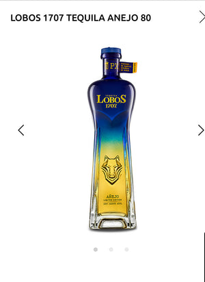 Lobos 1707 Tequila Anejo 80